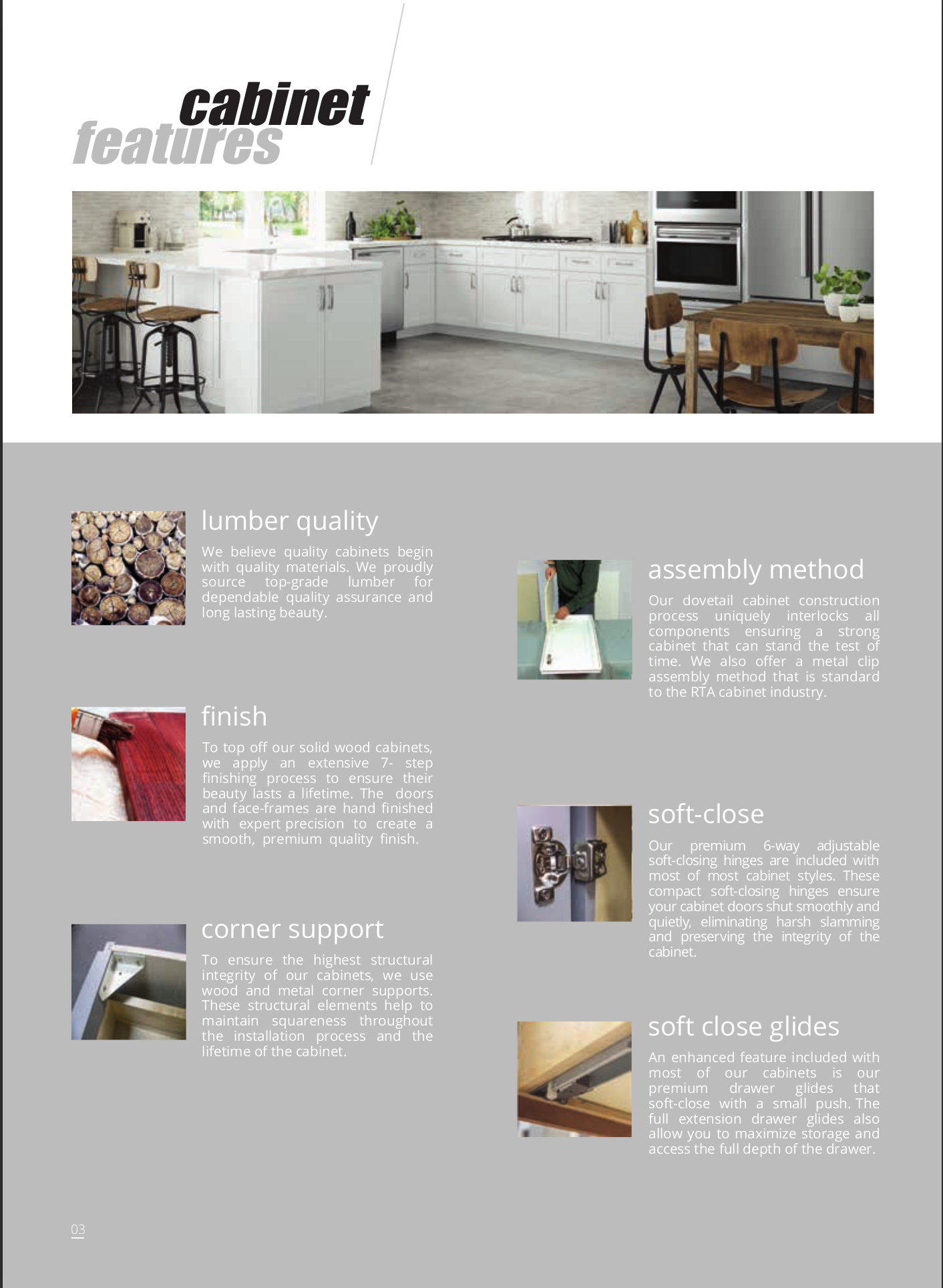 AVA Cabinetry Page 1